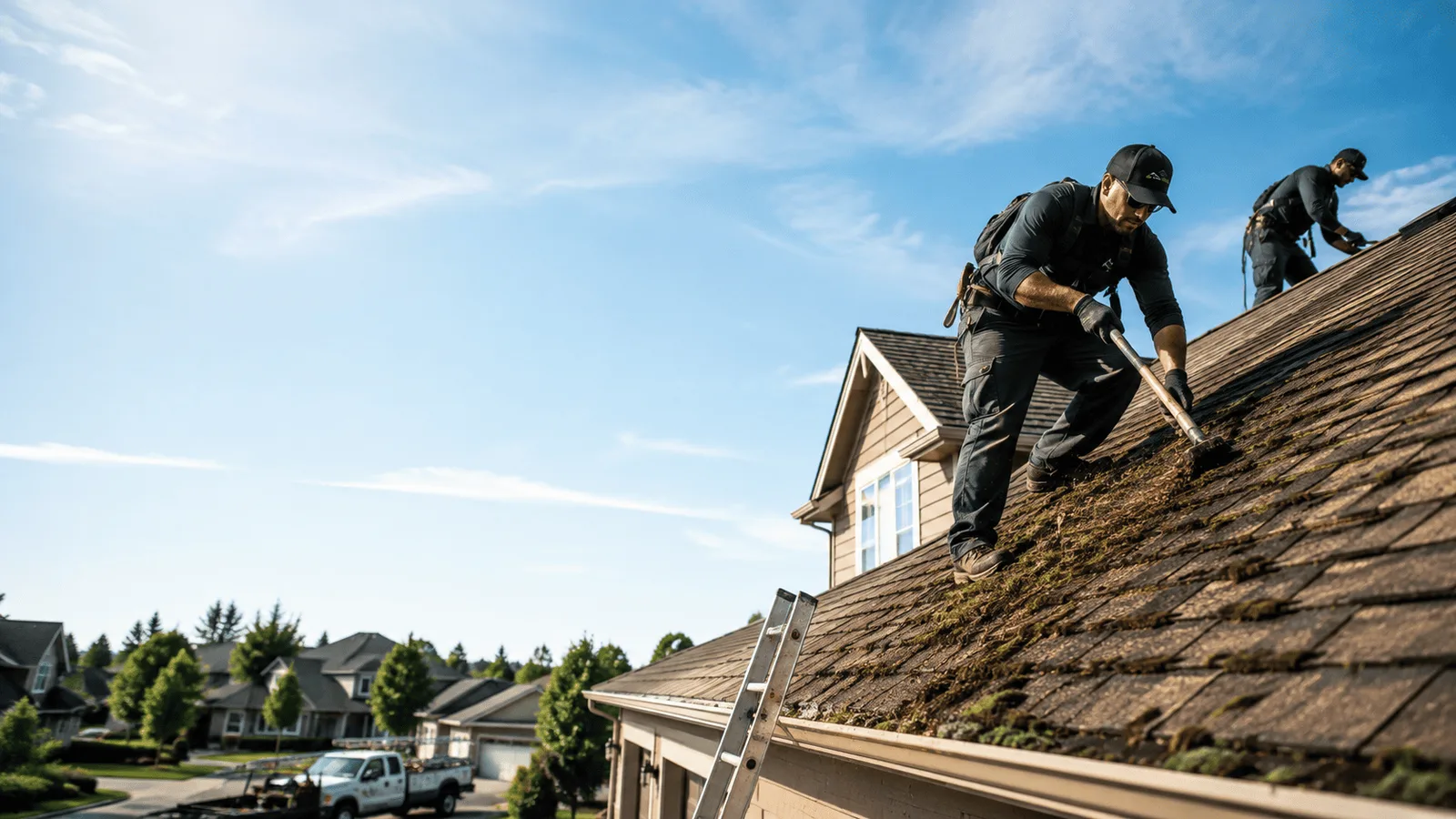 Roof Moss Removal in Plain Dealing, LA near me